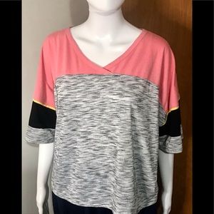 Flirtitude short sleeves v-neck t-shirt